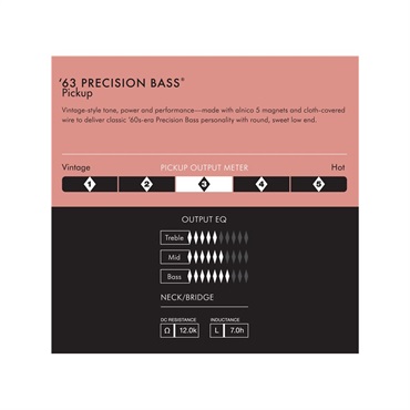 Fender USA Pure Vintage '63 Precision Bass Pickup Set [#0992241000] 画像2