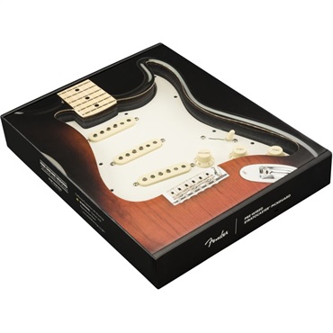 Fender USA 【新楽器応援セール】 Pre-Wired Strat Pickguard， Tex-Mex SSS (Parchment) [#0992343509] 画像2
