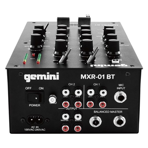 gemini MXR-01BT 【2ch DJミキサー】 ｜イケベ楽器店オンライン