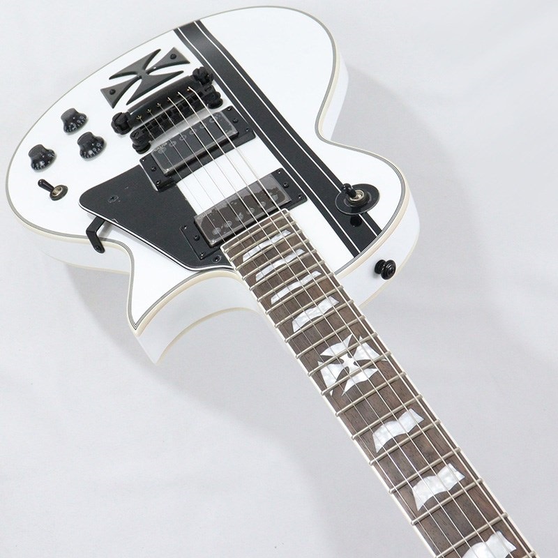 LTD IRON CROSS (Snow White w/Black Stripes) [James Hetfield