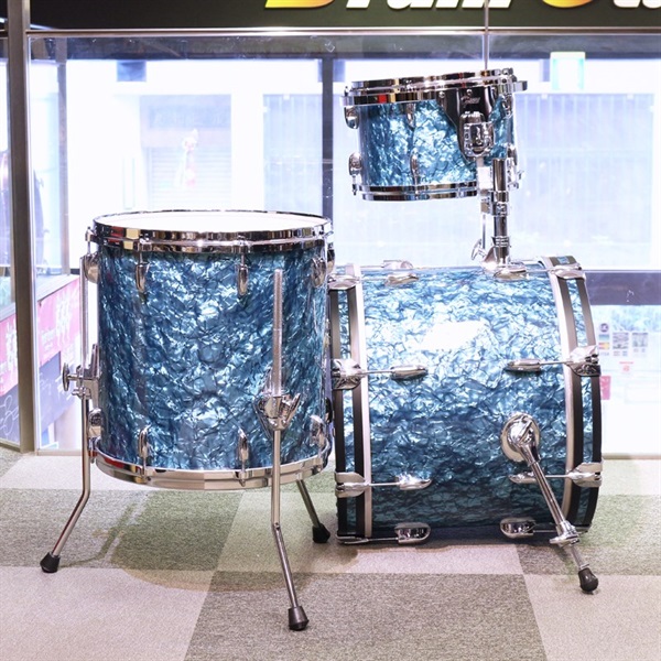 GRETSCH USA Custom 3pc Drum Kit - TURQUOISE PEARL [BD18