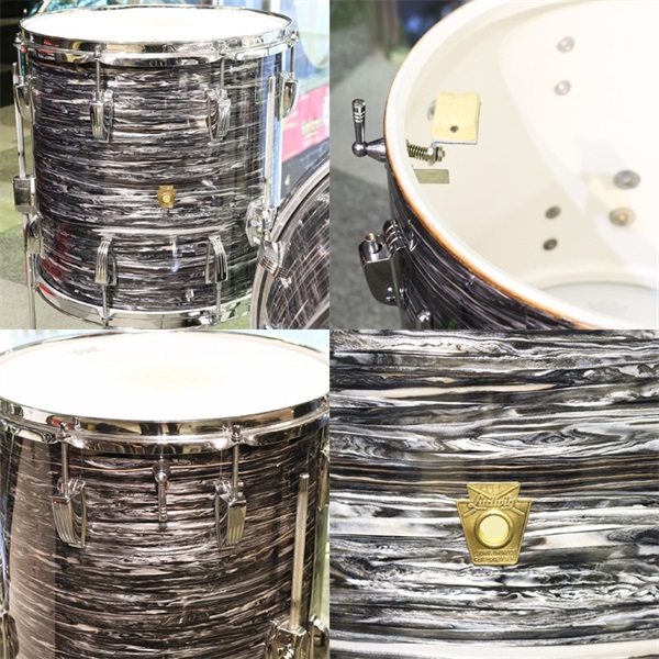 Ludwig 【値下げしました！】Ludwig 60s DownBeat 3pc Drum Kit [20BD，14FT，12TT] 【VINTAGE】 画像7