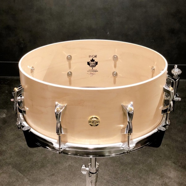 INDe 【値下げしました！】Flex-Tuned Maple Snare Drum 14×5.75 - Natural Matte Lacquer 画像3