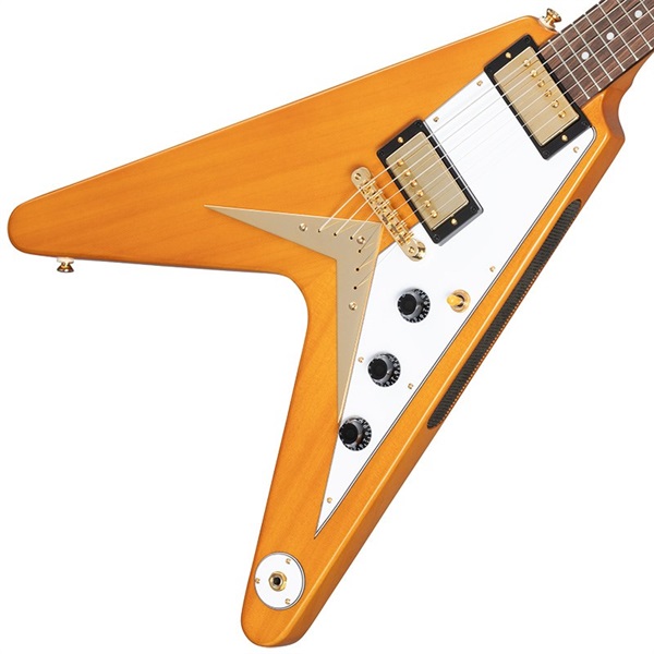 Epiphone 1958 Korina Flying V (Aged Natural/White Pickguard