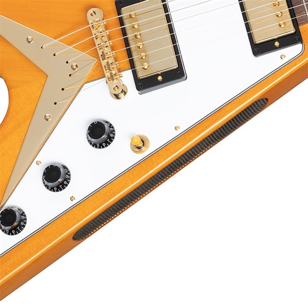 Epiphone 1958 Korina Flying V (Aged Natural/White Pickguard