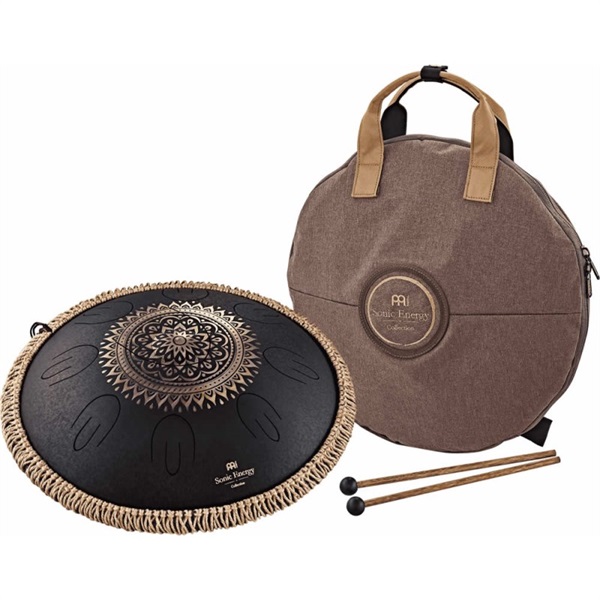 MEINL Sonic Energy Octave Steel Tongue Drums / Black Lasered Floral Design - D Kurd [OSTD1BKE] 画像2