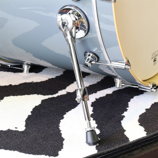 dw 値下げしました！DESIGN SERIES 4pc Drum Kit [22BD，16FT，10&12TT] - GLOSS LACQUER Steel Gray（SG）ダブルタムスタンド付属 画像5