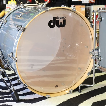dw 値下げしました！DESIGN SERIES 4pc Drum Kit [22BD，16FT，10&12TT] - GLOSS LACQUER Steel Gray（SG）ダブルタムスタンド付属 画像7