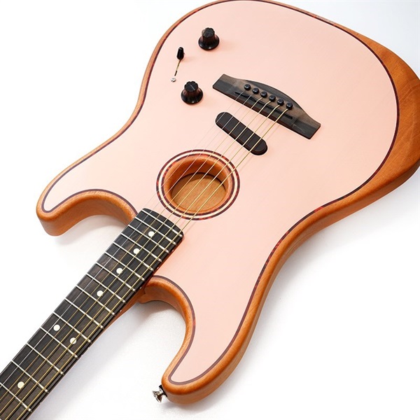 Fender Acoustics FSR American Acoustasonic Stratocaster (Shell Pink/Ebony Fingerboard) 画像5