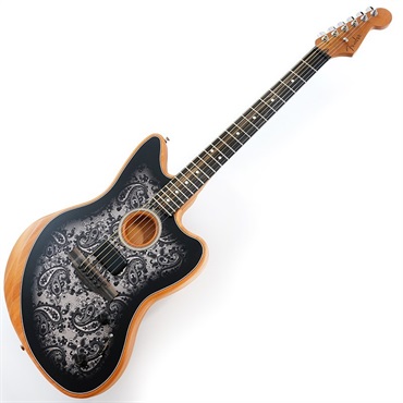 Fender Acoustics FSR American Acoustasonic Jazzmaster (Black Paisley/Ebony Fingerboard)【特価】 画像1