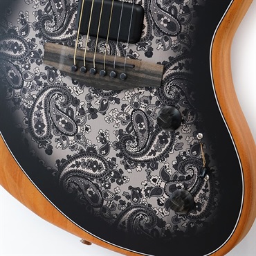 Fender Acoustics FSR American Acoustasonic Jazzmaster (Black Paisley/Ebony Fingerboard)【特価】 画像4