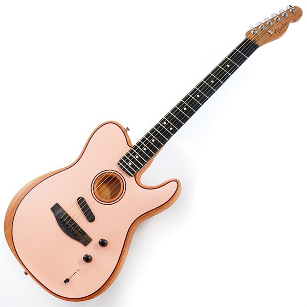 Fender Acoustics FSR American Acoustasonic Telecaster (Shell Pink/Ebony Fingerboard)【特価】 画像1