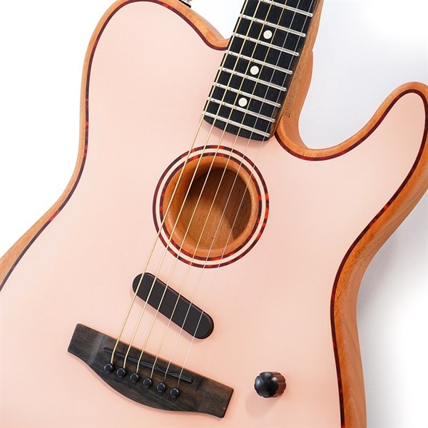 Fender Acoustics FSR American Acoustasonic Telecaster (Shell Pink/Ebony Fingerboard)【特価】 画像3