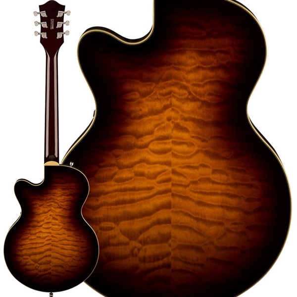 GRETSCH G5655T-QM Electromatic Center Block Jr. Single-Cut Quilted Maple with Bigsby (Sweet Tea) 画像1