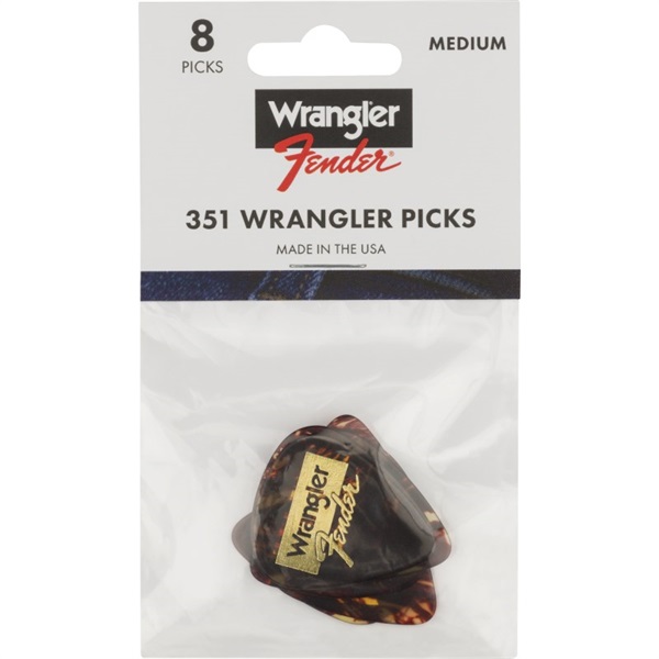 Fender USA Fender(R) and Wrangler(R) Picks， 351 Shape， Tortoiseshell， (8)[#1980351040] 画像4