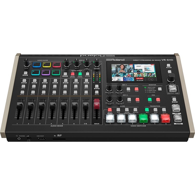 Roland VR-6HD(STREAMING AV MIXER) 【お取り寄せ商品・納期は