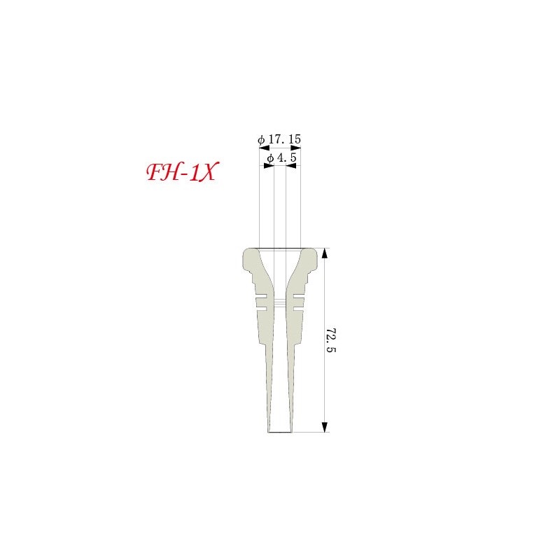 BEST BRASS ベストブラス / Groove Series 1X フリューゲル ホルン用 マウスピース 画像1