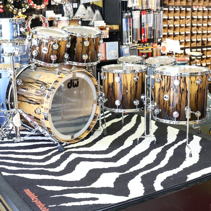 dw Collector's Pure Maple 5pc Drum Kit [BD22，FT16&14，TT12&10 / Exotic (Ivory Ebony)] 画像5