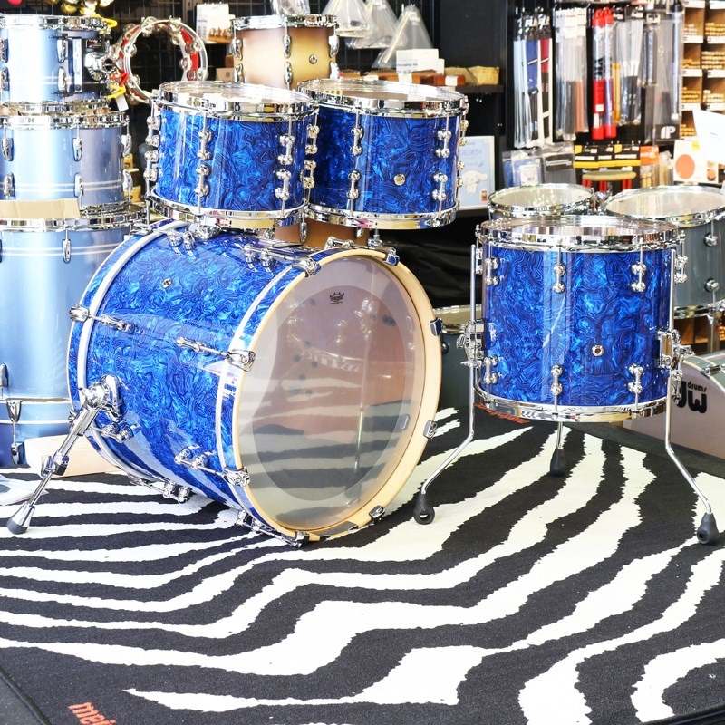 Pearl 値下げしました！Reference Pure 4pc Drum Kit [BD20， FT14， TT12&10 / No.418 Blue Abalone] 画像4