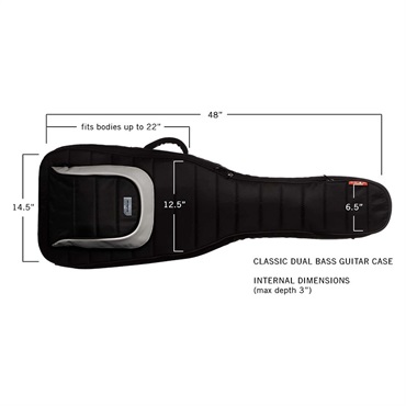MONO M80 Dual Electric Bass Case， Black [M80-2B-BLK] 画像6