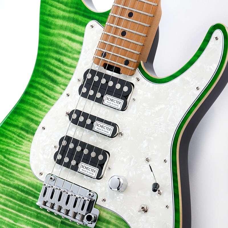 SCHECTER SD-2-24-AL-VTR-FM (Light Green Burst/Roasted Maple) [SPOT 