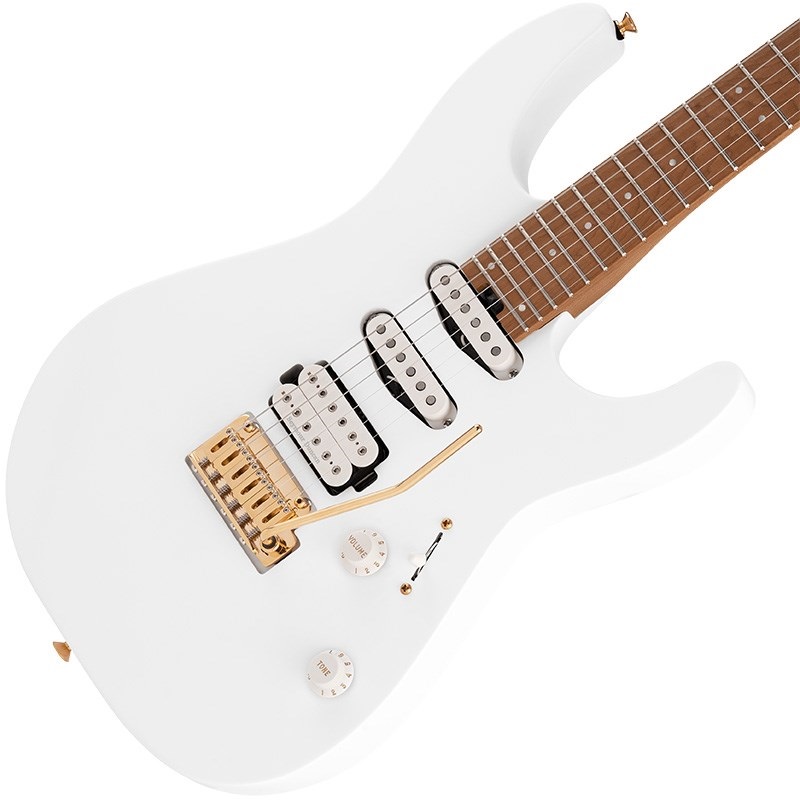 Charvel Pro-Mod Series DK24 HSS 2PT CM (Snow White/Caramelized Maple) 画像2