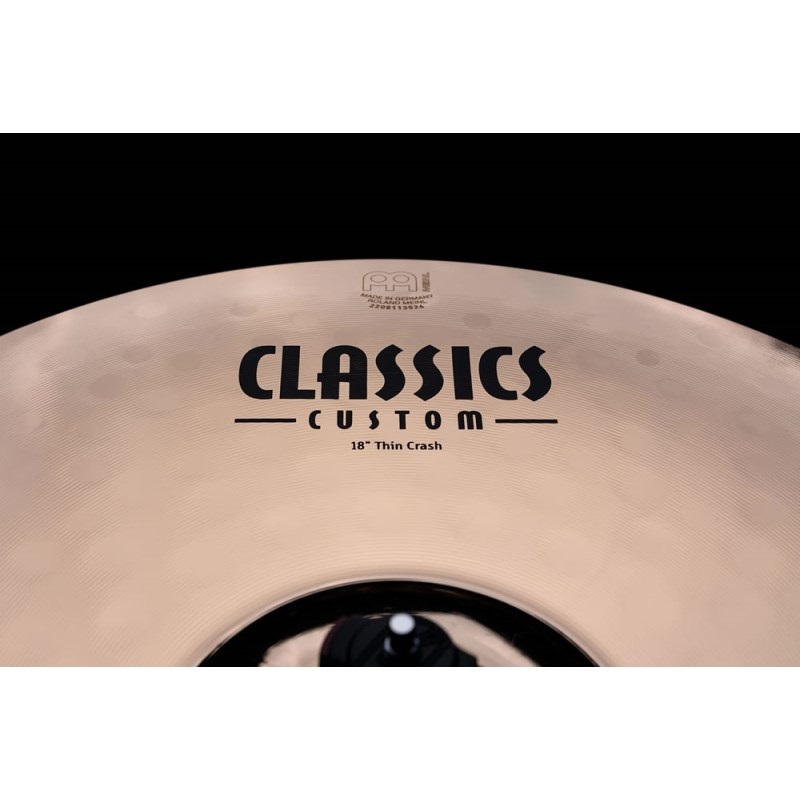 MEINL Classics Custom Brilliant Thin Crash 18 [CC18TC-B
