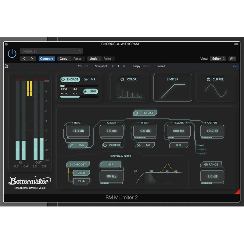 Bettermaker Mastering Limiter 2.0 画像6
