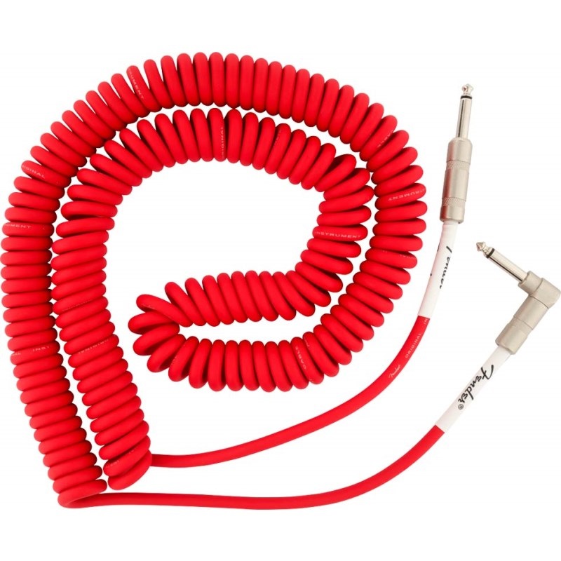 Fender USA 【創業50周年大決算SALE】 ORIGINAL SERIES COIL CABLE 30FEET (FIESTA RED)(#0990823005) 画像1