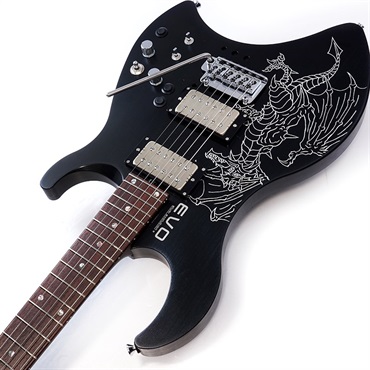 EVO 0202Z Trem Jet Black Hand Engraved Dragon Proto ｜イケベ楽器店