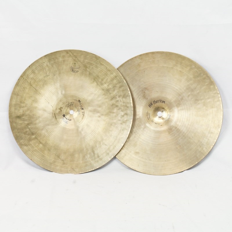 Zildjian 【VINTAGE】Istanbul K Zildjian 14 Hihat pair (Older new stamp 1967-1972s )[Top:767g / Bottom:850g] 画像1
