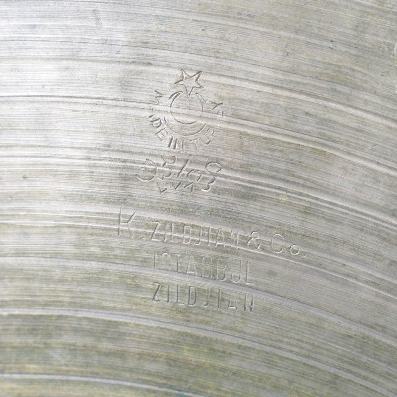 Zildjian 【VINTAGE】Istanbul K Zildjian 14 Hihat pair (Older new stamp 1967-1972s )[Top:767g / Bottom:850g] 画像4