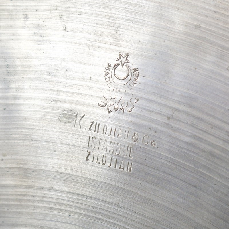 Zildjian 【VINTAGE】Istanbul K Zildjian 14 Hihat pair (Older new stamp 1967-1972s )[Top:767g / Bottom:850g] 画像8