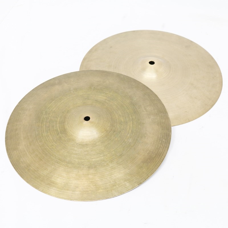 Zildjian 【VINTAGE】Istanbul K Zildjian 14 Hihat pair (Older new stamp 1967-1972s )[Top:767g / Bottom:850g] 画像10