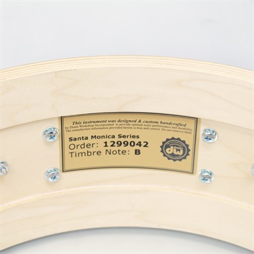 dw DW-CSA1455SD/SO-HONY/C [Collector's Santa Monica 14×5.5 / Honey Satin Oil] 画像7