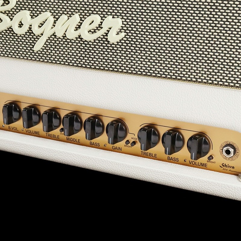Bogner Shiva 20th Anniversary w/Tube Reverb Option 【Ivory Tolex/Salt&Pepper Grill/Gold Piping】 画像3