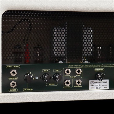 Bogner Shiva 20th Anniversary w/Tube Reverb Option 【Ivory Tolex/Salt&Pepper Grill/Gold Piping】 画像4