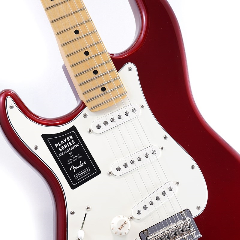 Fender MEX Player Stratocaster Left-Hand (Candy Apple Red/Maple) [Made In Mexico] 画像3