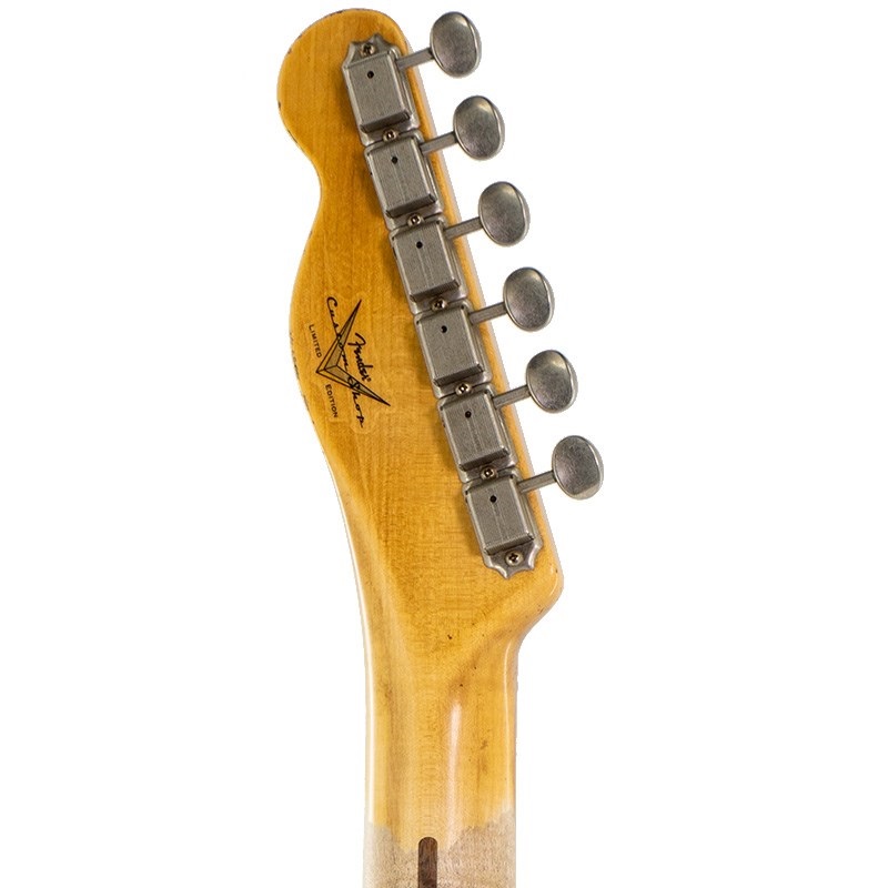 Fender Custom Shop Limited Edition Tomatillo Tele Custom Relic Bleached 3-Color Sunburst【SN.R125770】 画像4