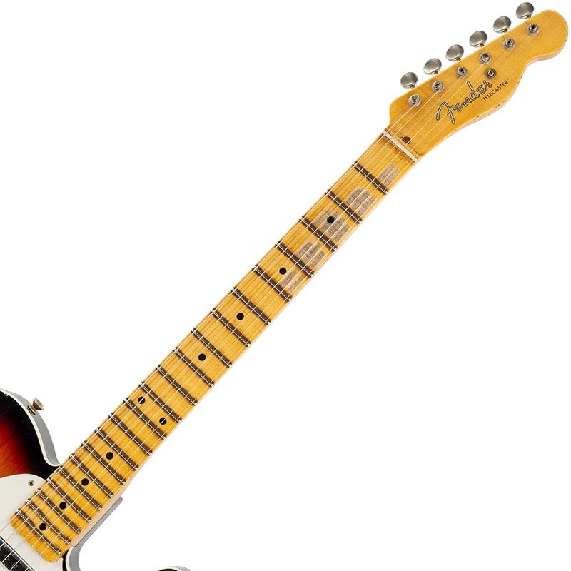 Fender Custom Shop Limited Edition Tomatillo Tele Custom Relic Bleached 3-Color Sunburst【SN.R125770】 画像5