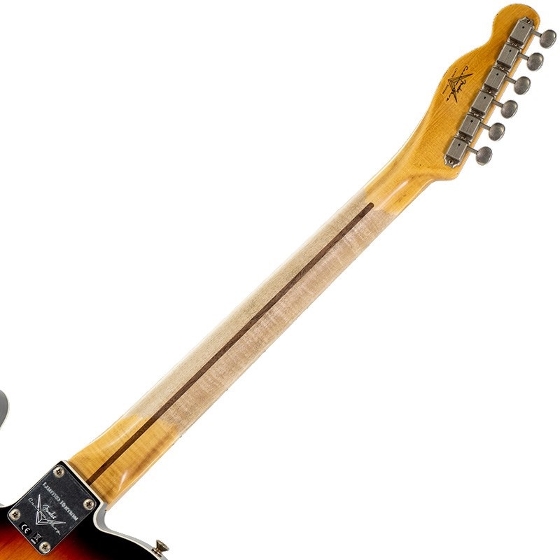 Fender Custom Shop Limited Edition Tomatillo Tele Custom Relic Bleached 3-Color Sunburst【SN.R125770】 画像6