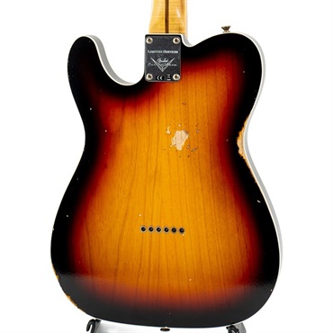 Fender Custom Shop Limited Edition Tomatillo Tele Custom Relic Bleached 3-Color Sunburst【SN.R125770】 画像7