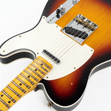 Fender Custom Shop Limited Edition Tomatillo Tele Custom Relic Bleached 3-Color Sunburst【SN.R125770】 画像8