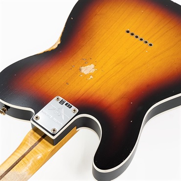 Fender Custom Shop Limited Edition Tomatillo Tele Custom Relic Bleached 3-Color Sunburst【SN.R125770】 画像10