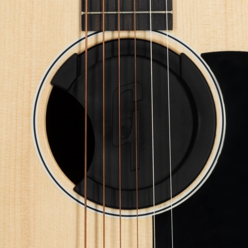 Couvercle De Rosace En Caoutchouc Pour Guitare Acoustique - 100 Mm - Anti-larsen (feedback) - Noir