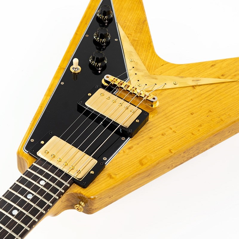 Gibson 1958 Korina Flying V Reissue VOS Natural w/Black Pickguard
