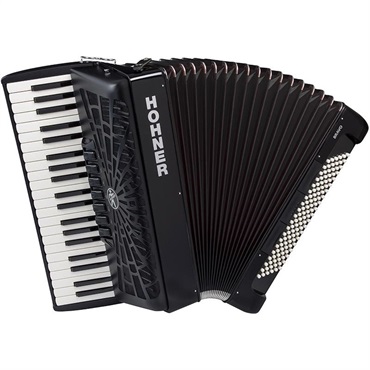 Hohner HOHNER ホーナー アコーディオン 入門向け ピアノ式 41鍵盤 大型 Bravo III 120 BLACK +レインカバーセット【雨の日アコーディオンレインカバーセット】 画像1