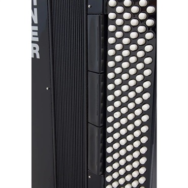 Hohner HOHNER ホーナー アコーディオン 入門向け ピアノ式 41鍵盤 大型 Bravo III 120 BLACK +レインカバーセット【雨の日アコーディオンレインカバーセット】 画像3