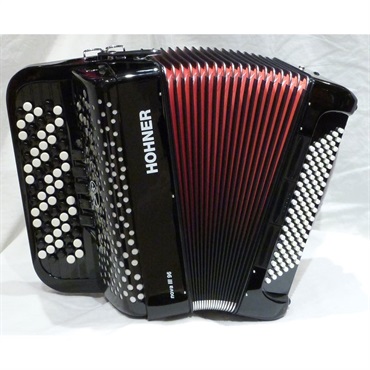 Hohner HOHNER ホーナー アコーディオン 入門向け ボタン式 中型 Nova III 96 BLACK +レインカバーセット【雨の日アコーディオンレインカバーセット】 画像2