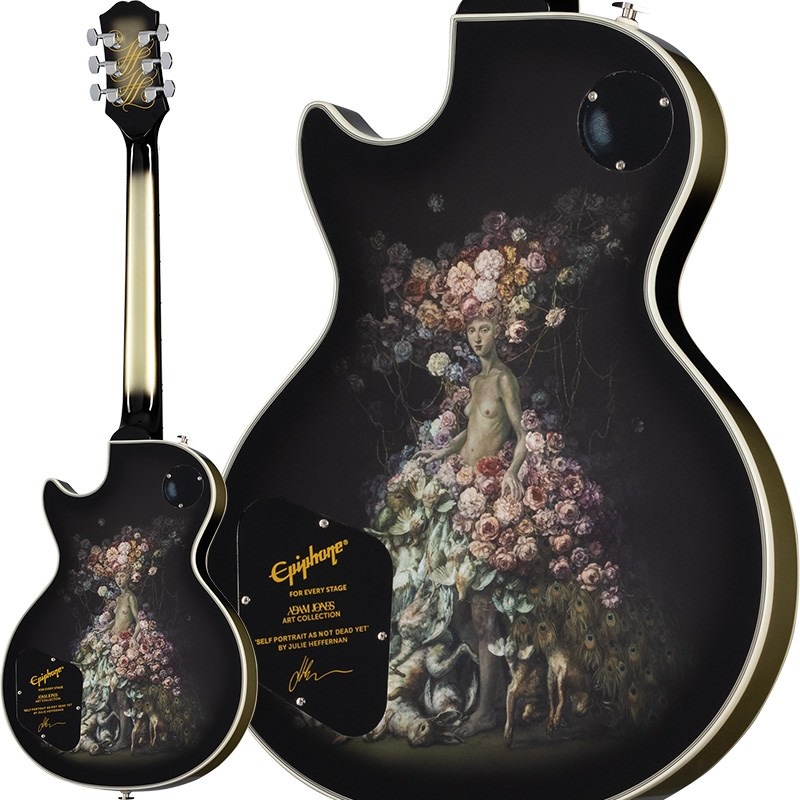 Epiphone Adam Jones Les Paul Custom Art Collection: Julie Heffernan's Self Portrait as Not Dead Yet， Antique Silverburst 画像2